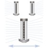 Royal Gardineer Sprinkler: Oscillating Square Sprinkler with Dirt Strainer, up
