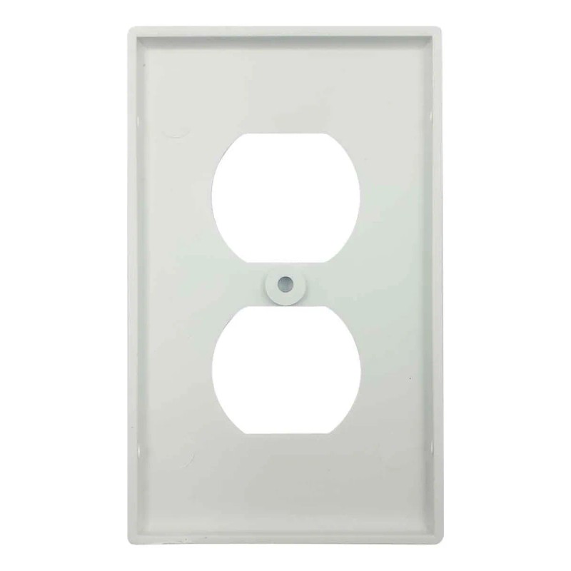 Placa Y Contacto Duplex Aterrizado Blanco Igoto 10 Juegos