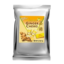 Prince of Peace Ginger Chews with Lemon, 2.2lb/1 kg. – Candied Ginger – Candy Pack – Ginger Chews Candy – Natural Candy – Ginger Candy for Nausea