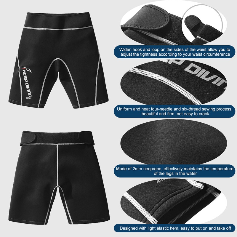 2mm Neoprene Wetsuits Shorts Diving Wet Suit Trunks for Swimming