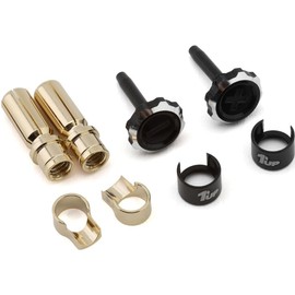 1UP190450 1up Racing Lockdown Adjustable Bullet Plugs Black