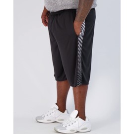 Real Essentials Men's Big & Tall 3-Pack Dry Fit & Mesh Active Athletic Perfomance Shorts (3X-5X), Mesh-set C, 4X