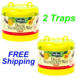 Safer Brand Reusable Yellow Jacket and Wasp Trap - Model 00280 - 2 Traps