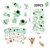 Outer Space Kids Tattoos, Pack of 20 Glow Kids Tattoo