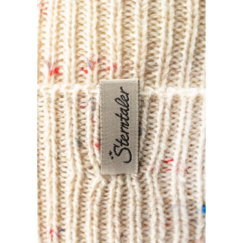 Sterntaler Unisex Knitted Hat Effect Yarn Multi without, beige