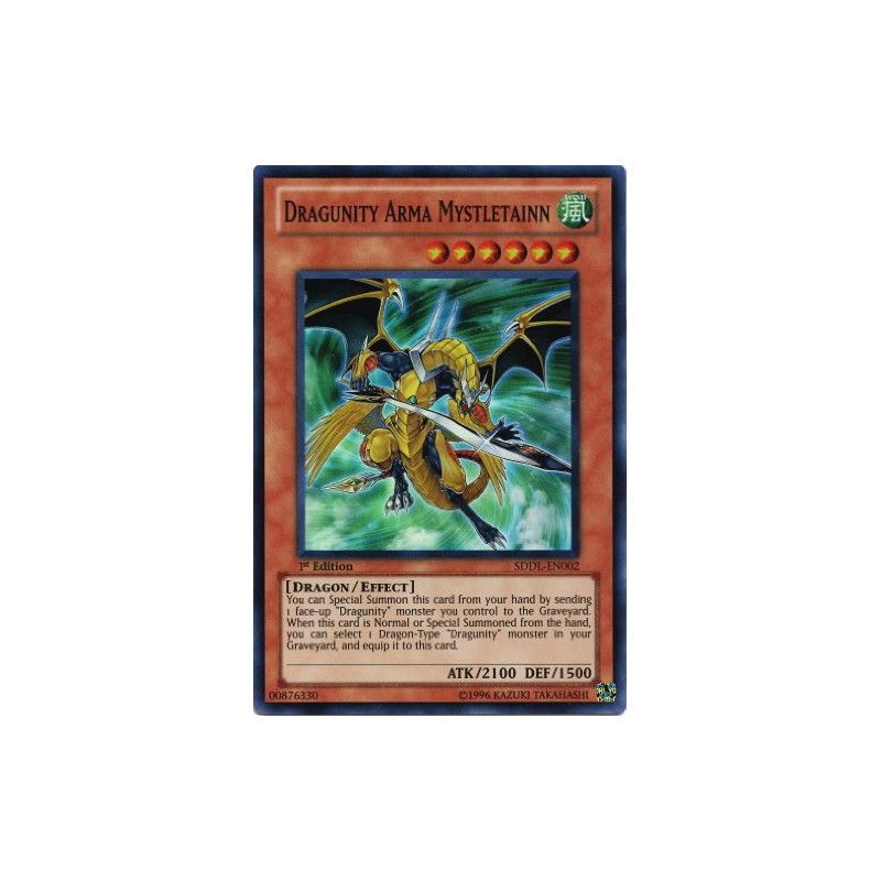YuGiOh Dragunity Legion Structure Deck Single Card Dragunity Arma Mystletainn...