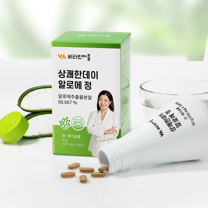 Vitamin Village [12-month supply] Vitamin Village Refreshing Day Aloe Tablets,