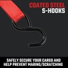 CRAFTSMAN CMXAZBS9004 Black/Red 1" x 10' Ratchet Tie Down Straps