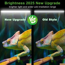 LUCKY HERP T8 15W UVB 5.0 Reptile Light, 18inch UVA UVB Reptile Light Bulb 2 Pack, Fluorescent Lamp for Reptiles Amphibians Lizards Chameleons