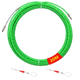 Cable Puller 20 m, φ 4 mm Polyester Retractable Wire, Cable Pulling Aid, Cable Pulling Aid, Empty Tube for Fibre Optic Cable, Suitable for Fibre Optic, Communication, Household Power, Cable Retraction