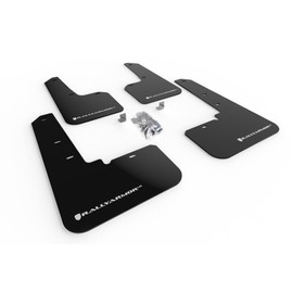 FASTMODZ Rally Armor MF66-UR-BLK/WH Compatible with 20+ Subaru Outback UR Black Mud Flap with White Logo