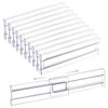 Adjustable Clear Drawer Dividers for Clothing and Utensils – Expandable