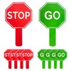 Handheld Stop Sign | Guard Stop Signs | Waterproof Double-Sided