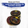 Stone and Clark Premium Brown Shoe Polish Kit - Renews