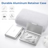Aluminium-Halterung mit Belüftungslöchern, 1 Stück, Silber