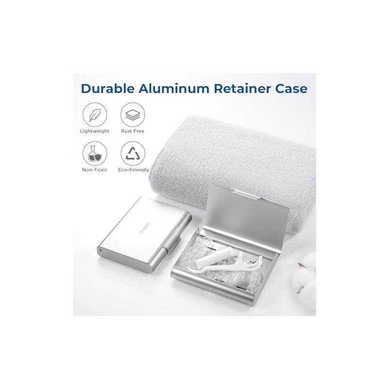 Aluminium-Halterung mit Belüftungslöchern, 1 Stück, Silber