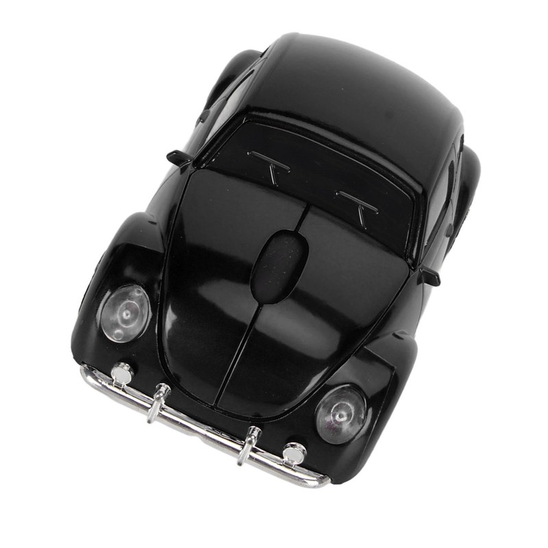 Wireless Mouse Red Sports Car Style 2.4GHz USB Receiver 1600DPI