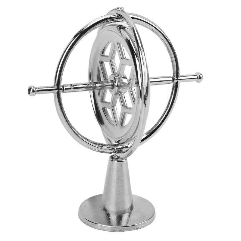 Metal Gyroscope Anti Gravity Rotating Top Gyroscope Balance Toy Educational