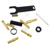 VMS CHROME BULLET ANTENNA WITH RED TIP FOR DODGE RAM