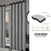 Olivia Rocco Milano Print Blackout Eyelet Curtains Thermal Insulated Ring