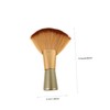 Vaguelly 1Pc Durable Portable Wooden Hairdressing Brush for Broken Hair