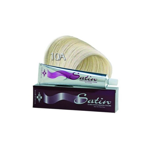 Developlus Satin Color #10A Ultra Light Ash Blonde 3 Ounce (88ml) (3 Pack)