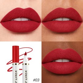 Erinde Lápiz Delineador de Labios Líquido, Resistente al Agua,#E03 | Lápiz Delineador de Labios de Larga Duración, Color que Dura Todo el Día, Maquill