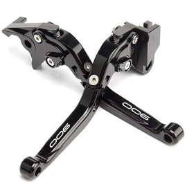 For Z900 Z 900 2017 2018 2019 2020 2021 2022 2023 2024 CNC Adjustable Foldable Extendable Brake Clutch Lever Motorcycle (Black)