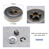 eMagTech 3/8 6T Clutch Drum Sprocket Washer E-Clip Kit Compatible
