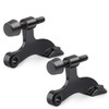 HOMOTEK 2 Pack Hinge Pin Black Door Stopper,Adjustable Deluxe Heavy