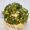 Kitstar 100LEDs Green Garland Tiny Leaf Vine String Light Timer
