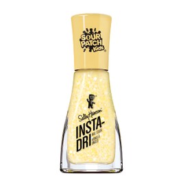 Sally Hansen Insta-Dri Sour Patch Kids Nail Polish | Quick Dry, Long Lasting, Streak-Free Shine | Sheer, Glittery | 756 Oh My Gourd | Yellow Glitter Nail Color