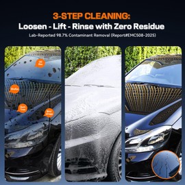 WEICA Universal Car Shampoo - Ceramic Prep Wash & Gloss Booster, Pressure Washer Optimized Foam, Safe for All Paint Finishes/PPF, 16.9 fl oz