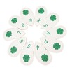 10 PCS Golf Club Head Covers Four Leaf Clover Pattern