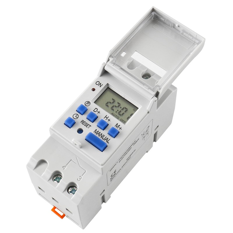 Baomain Digital LCD Power Weekly Programmable Timer 30A Amp 32