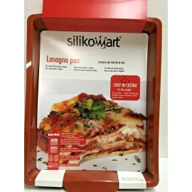 Silikomart Rectangular Baking Dish Silicone Baking Pan Lasagna 11" x 8.5" x1.5"