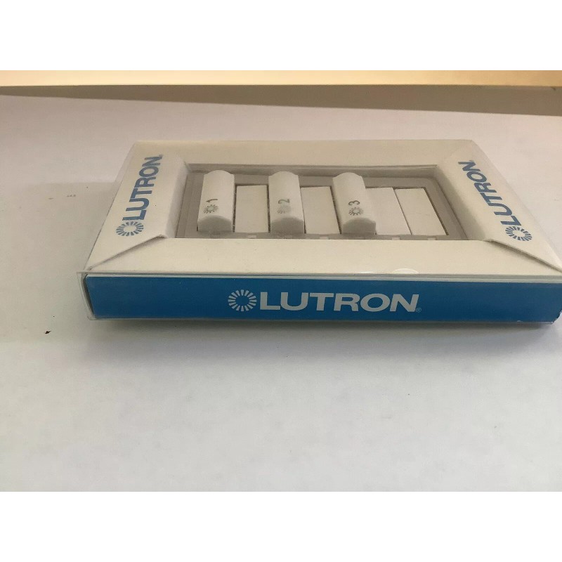 Lutron NEW Lutron Keypad Button Kit SB-3BN-WH-NST Lighting Control