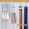 Rotatable Belt Hanger-Belt Hanger for Closet with 8 Claws, Space