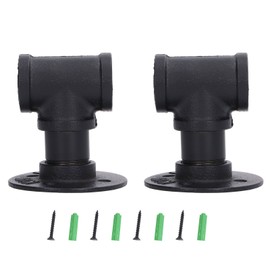 2Pack Wall Mounted Wine Bottle Rack Wine Hanging Holder Water Pipe Design with Mounting Screw for Storage