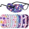 12 Parches para Ojos de Gafas para Niños Cubierta Parche