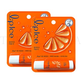 Mentholatum Lip Ice Lip Balm Grapefruit Tea x 2 Mentholatum Lip Ice Tinted Color Scarlet x 2 / 멘소래담 립아이스 립밤 자몽 티 x 2개 멘소래담 립아이스 틴티드 컬러 스칼렛 x 2개