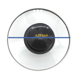 0.65QT slow cooker glass lid (4 5/8")