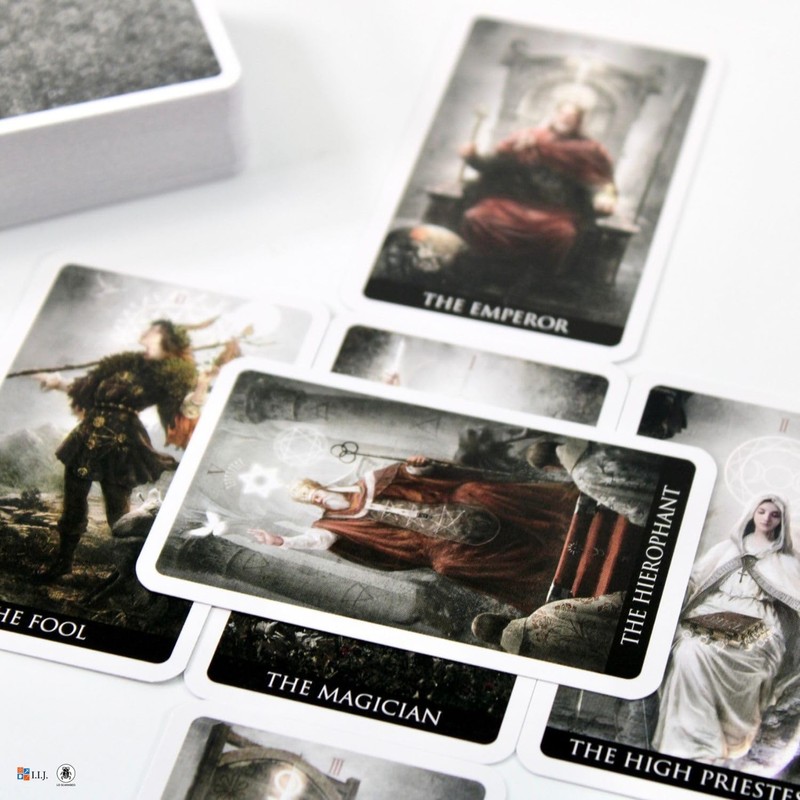 I.I.J Tarot Cards, Heaven & Earth Tarot Mini, Mini, 78