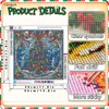 Christmas Diamond Art Kits for Adults, Stained Glass Tree Diamond