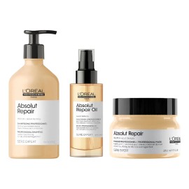 Kit Professionnel Restauración L'oreal Shampoo+mask+oil