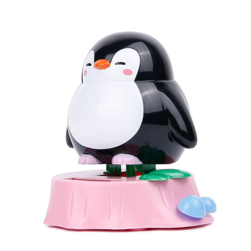 YGMONER Penguin Solar Dancing Toy Animal Solar Powered Shaking Dolls