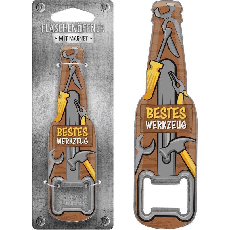 GRUSS & CO Bottle opener motif "Best Tool", funny bottle