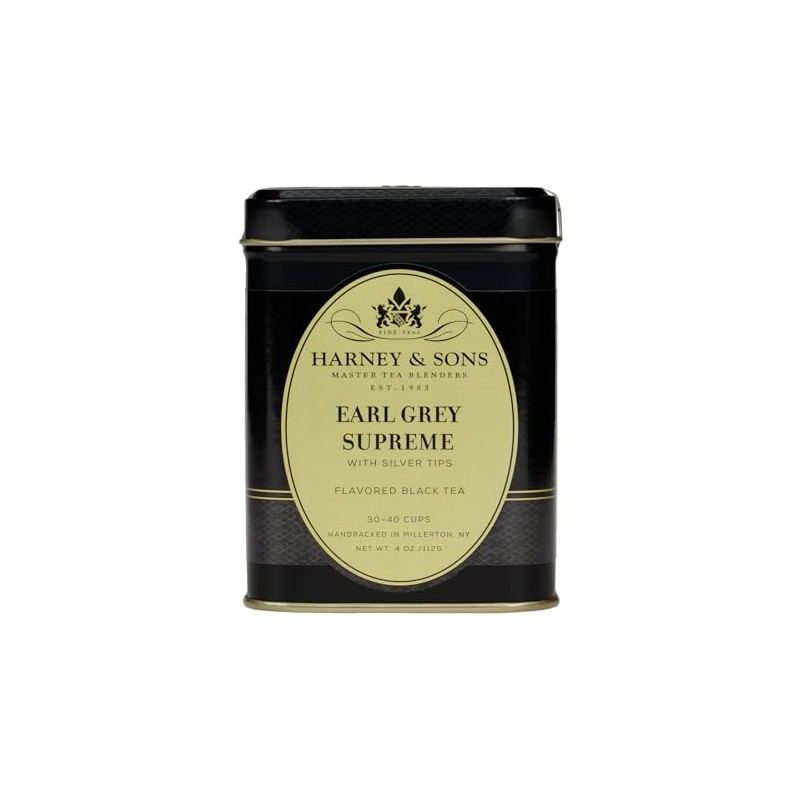 Harney & Sons Black Tea, Earl Grey Supreme with Silver