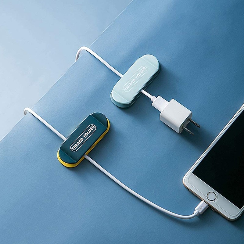 4pcs electrical plug holders,Plug Organizer,phone charger holders for nightstand,charging cord