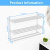 KLJKPA 24 Inch Towel Racks for Bathroom Wall-Mount, 3-Tier, Brushed
